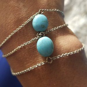 Vintage Torquoise silver bracelet